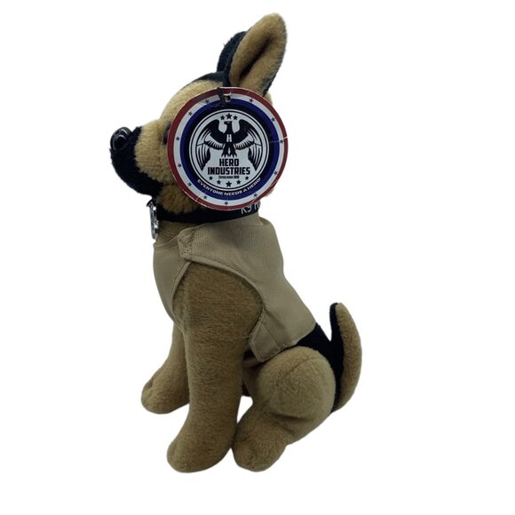 Hero Industries K9 Hero Plush Dog Toy Model Belgian Malinois Shepherd 9” - Picture 3 of 8